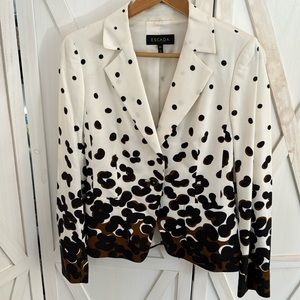Escada One Button Blazer Jacket